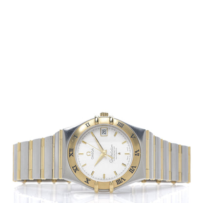Omega Stainless Steel 18K Yellow Gold 35mm Constellation Automatic Watch White 1202.30 2 of 6