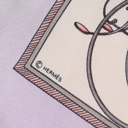 Hermes Les Voitures à Transformation Pocket Square Scarf 3 of 4