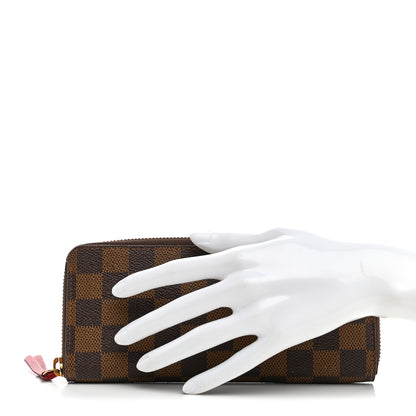 Louis Vuitton Damier Ebene Clemence Wallet 2 of 8