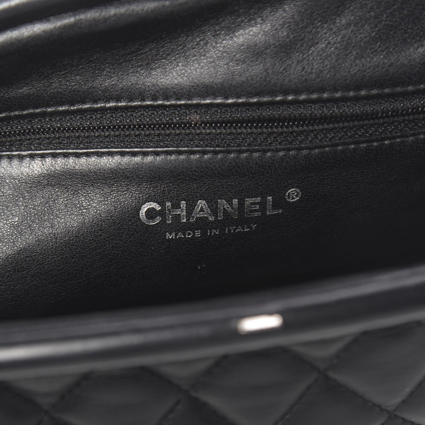 Lambskin Quilted Timeless Clutch Black