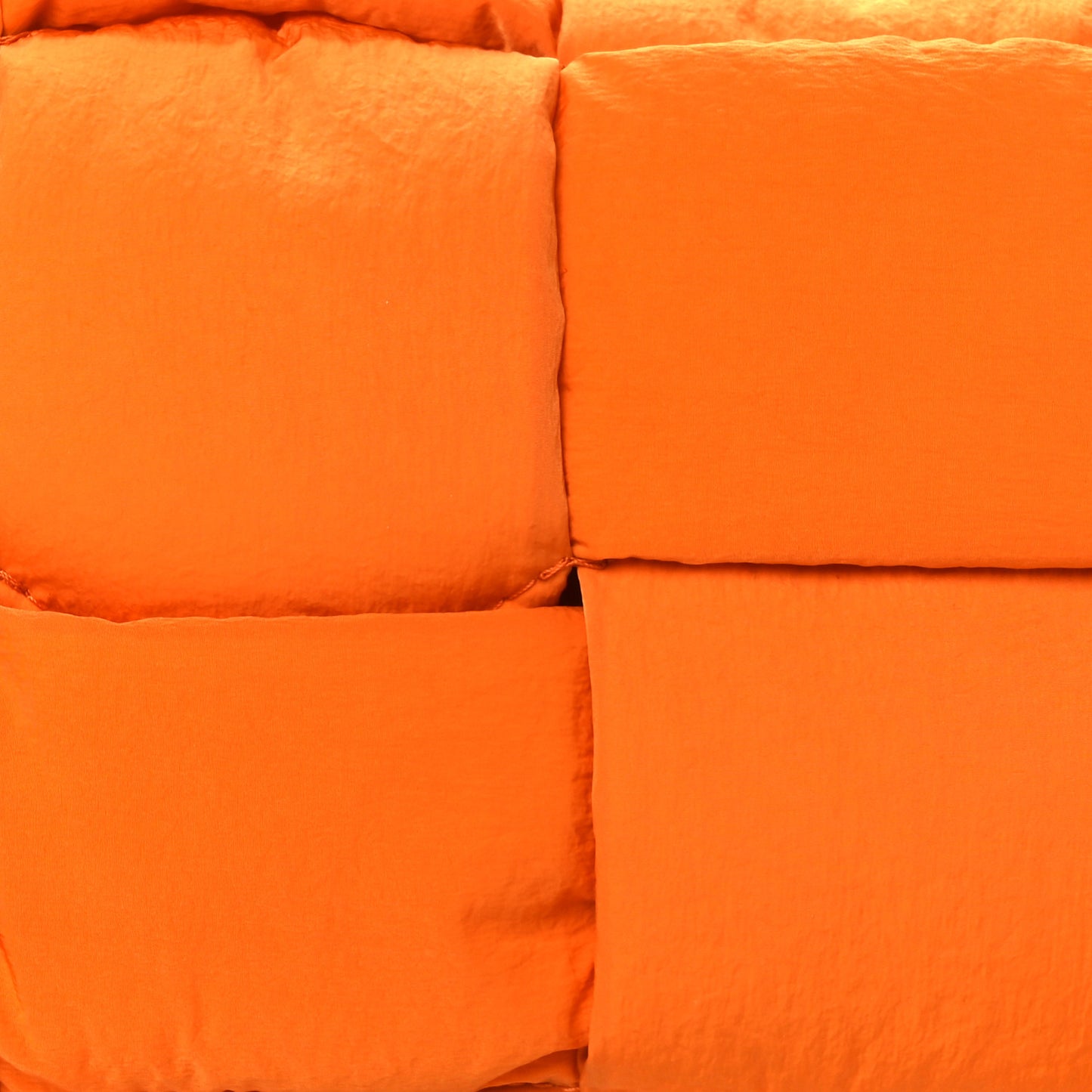 Nylon Intrecciato Padded Tech Cassette Bag Orange