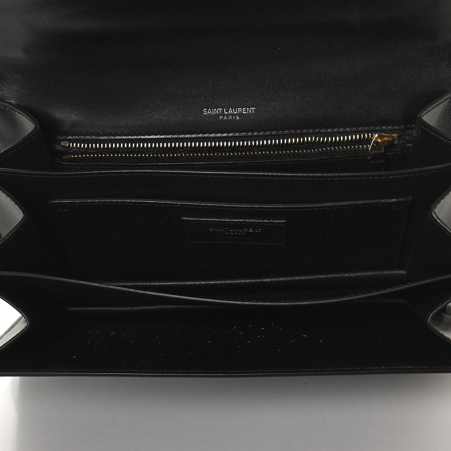 Smooth Calfskin Medium Domino Shoulder Bag Black