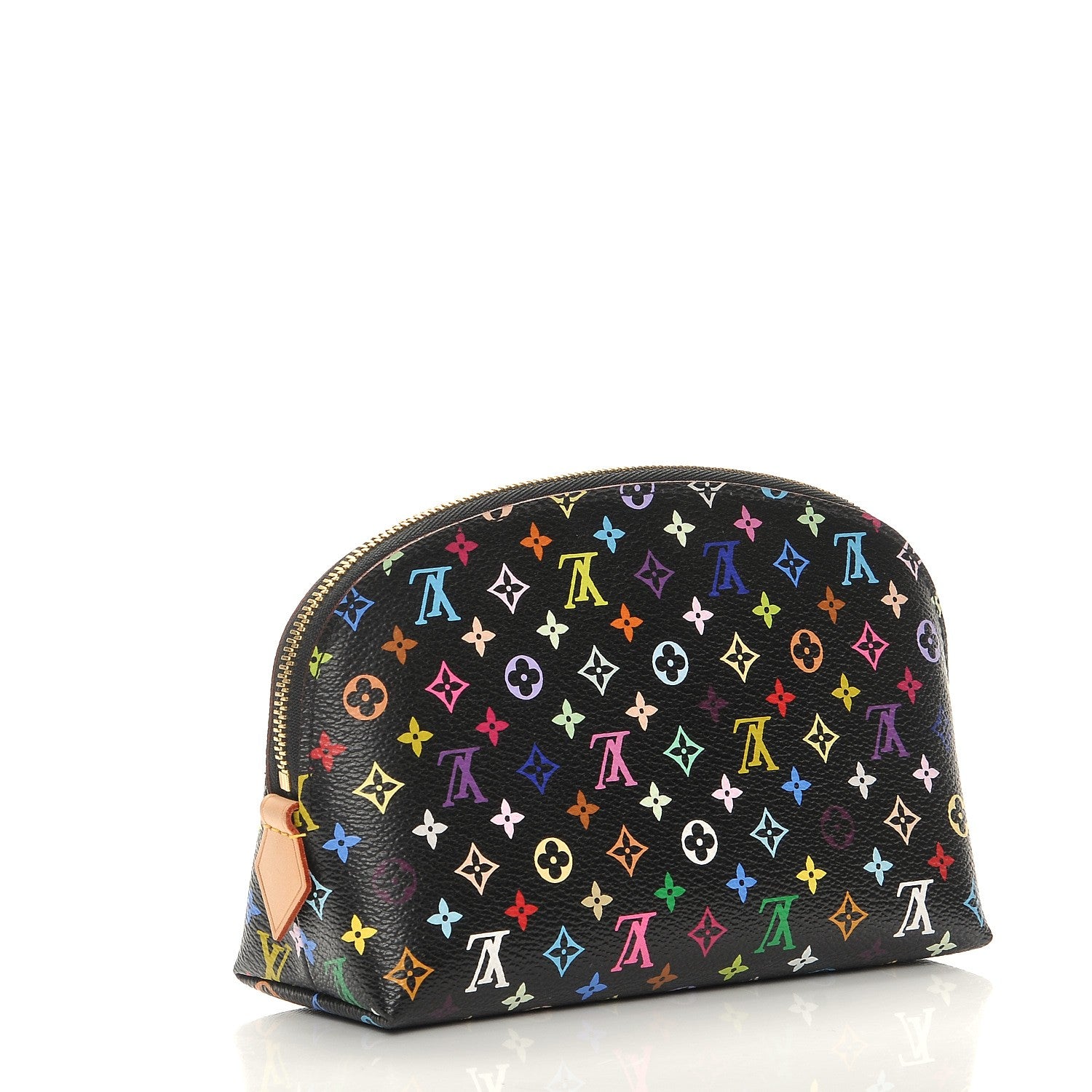 Louis Vuitton Monogram Multicolor Cosmetic Pouch Black Grenade 3 of 7
