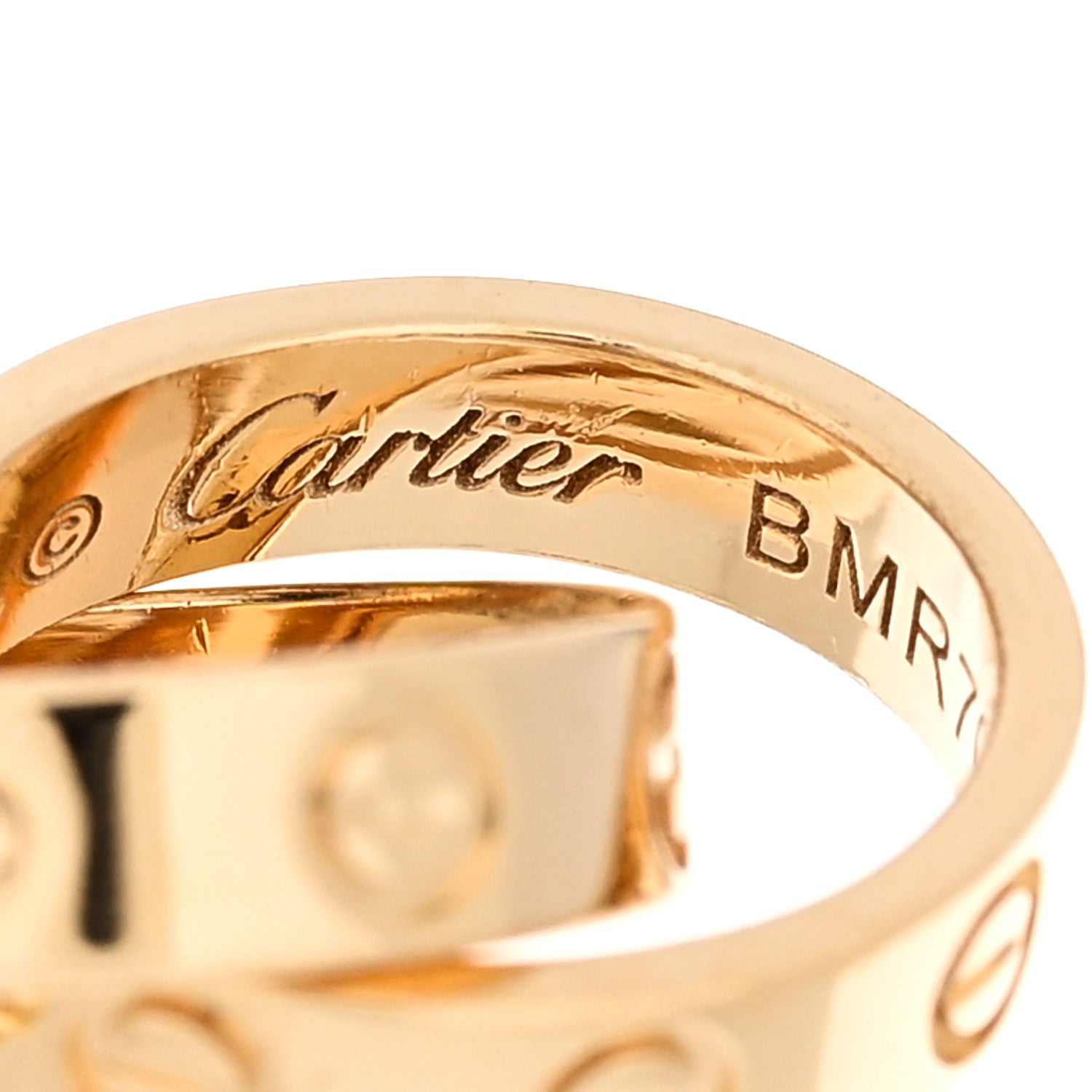 Cartier 18K Yellow Gold Interlocking LOVE Bracelet 3 of 3