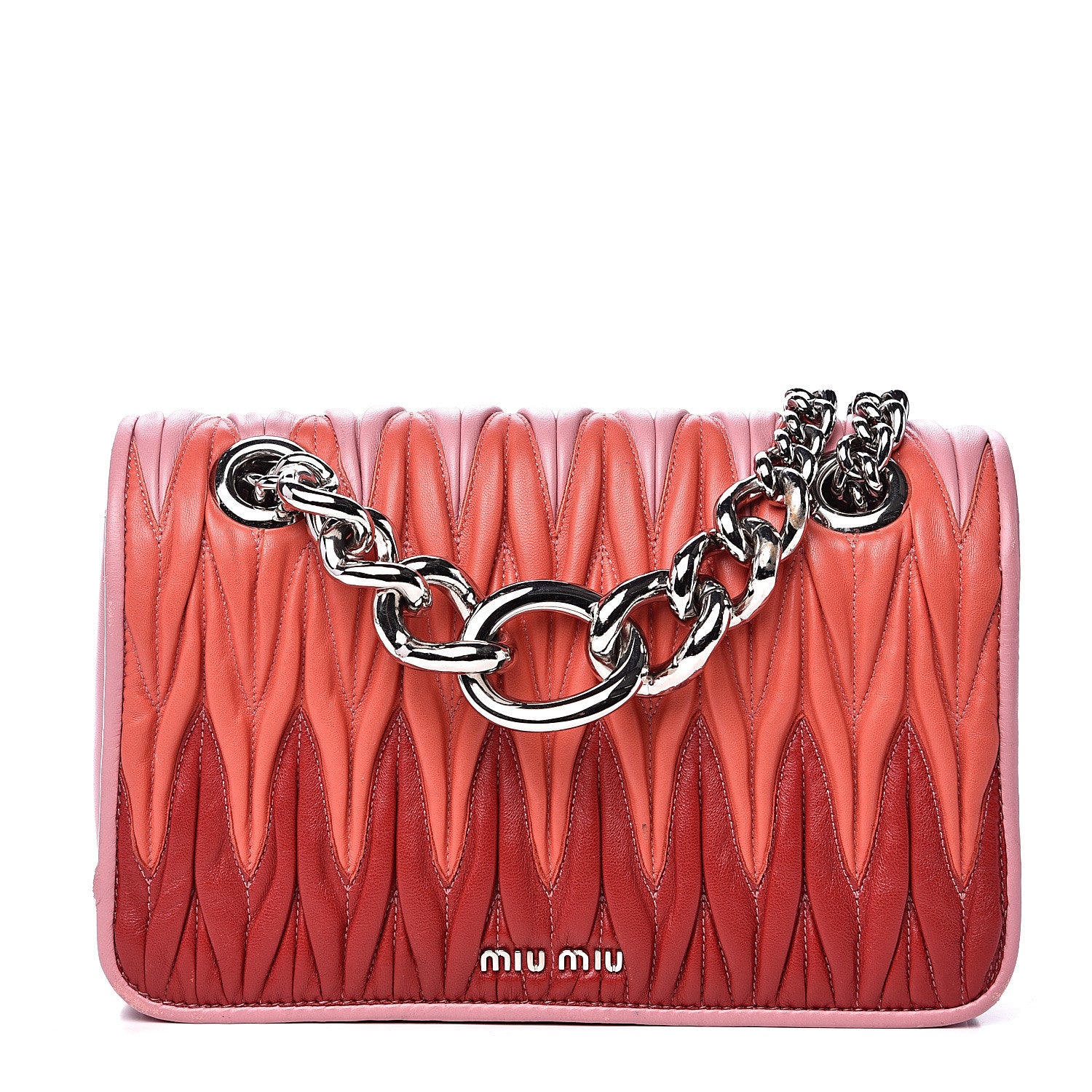 Miu Miu Nappa Matelasse Club Shoulder Bag Multicolor 1 of 16