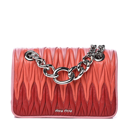 Miu Miu Nappa Matelasse Club Shoulder Bag Multicolor 1 of 16