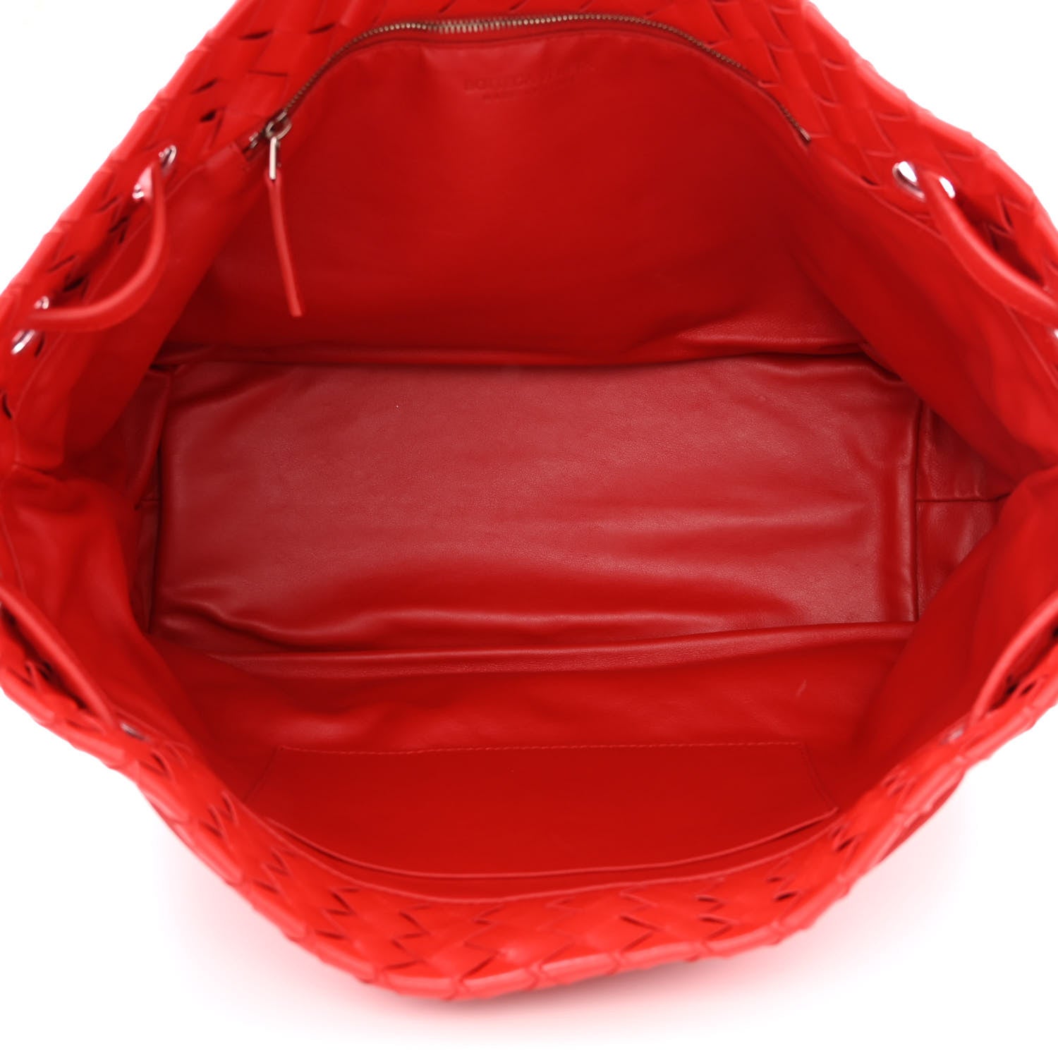 Bottega Veneta Nappa Intrecciato Garda Tote Red 5 of 11
