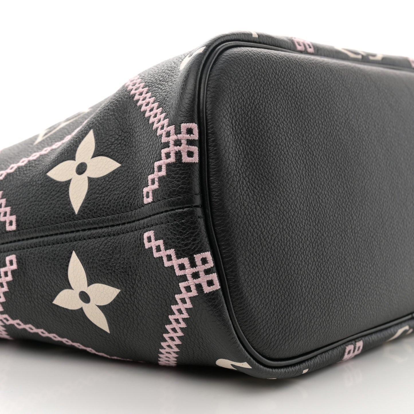 Empreinte Monogram Giant Broderies Neverfull MM Black