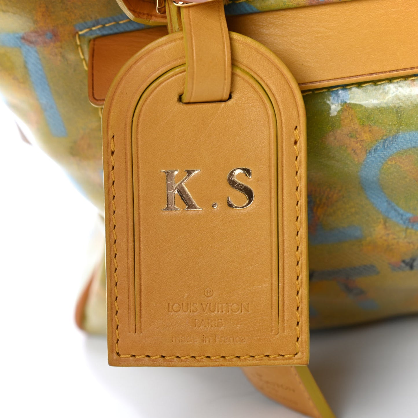 Monogram Pulp Defile Weekender PM Yellow
