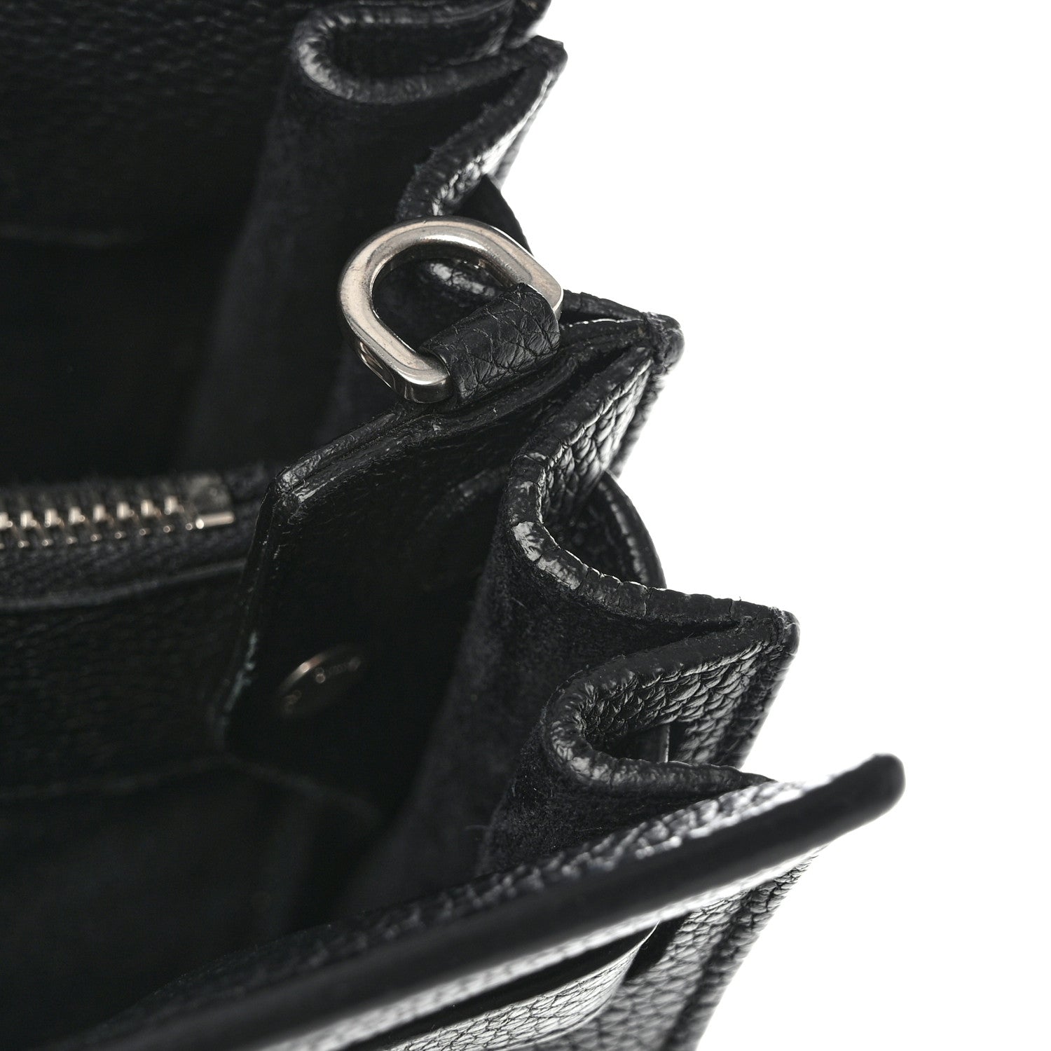 Saint Laurent Grained Calfskin Baby Sac De Jour Souple Black 12 of 13