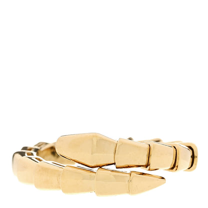 Bulgari 18K Yellow Gold Serpenti Viper Ring L 1 of 6