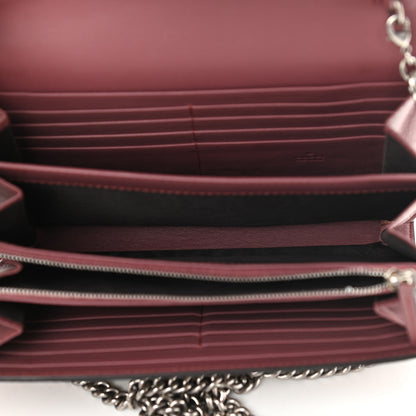 Gucci GG Supreme Monogram Blooms Mini Dionysus Chain Wallet Beige Multicolor Dry Rose 5 of 12