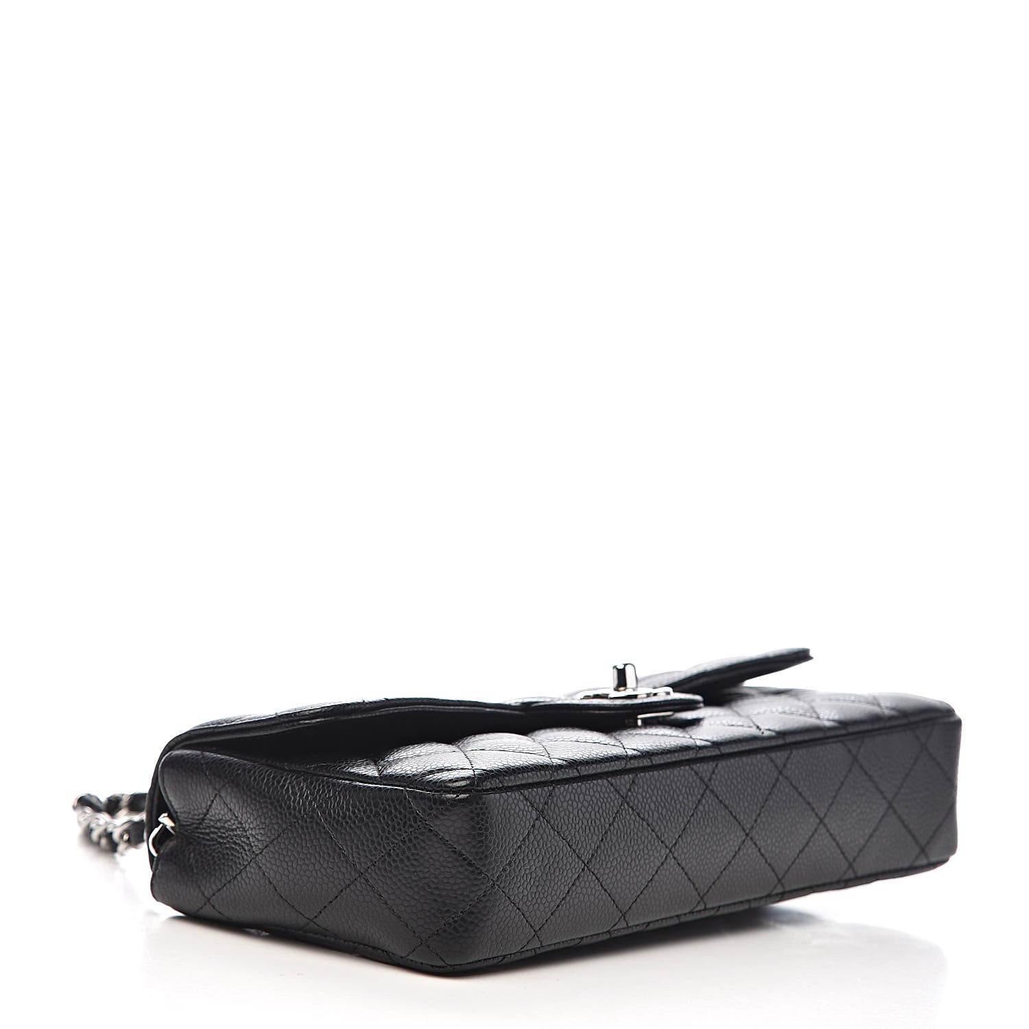 Chanel Caviar Quilted East West Flap Black 4 of 11