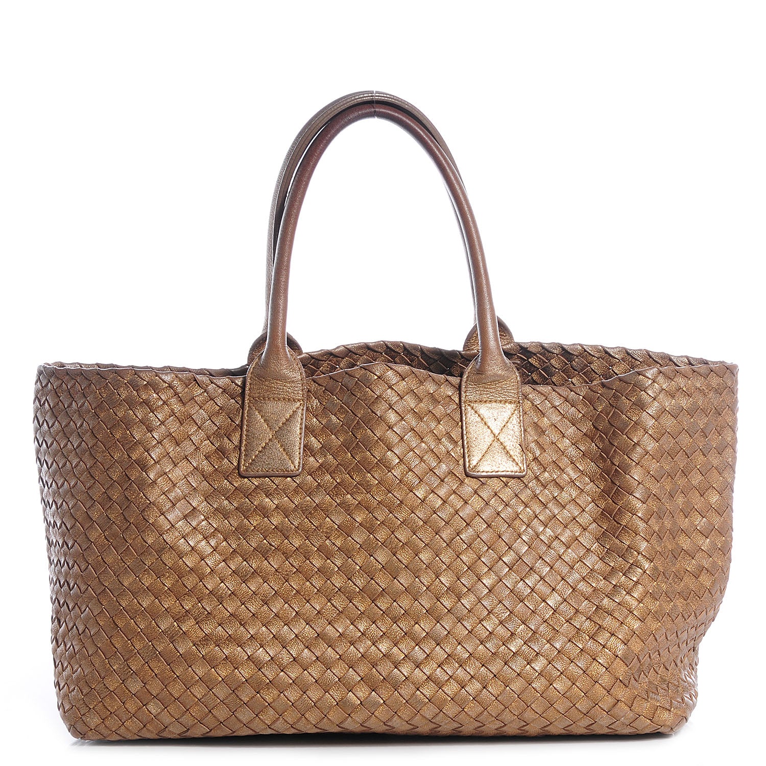Bottega Veneta Chevre Intrecciato Medium Cabat Ottone 1 of 7