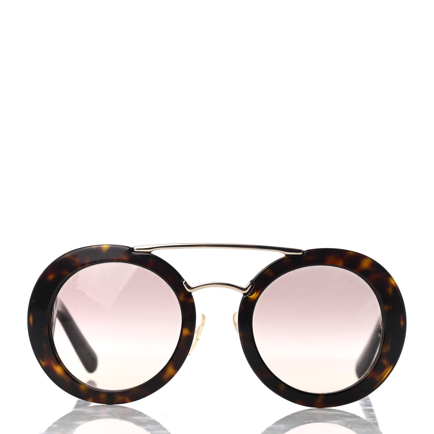 Prada Baroque Sunglasses SPR 13S Havana 2 of 8