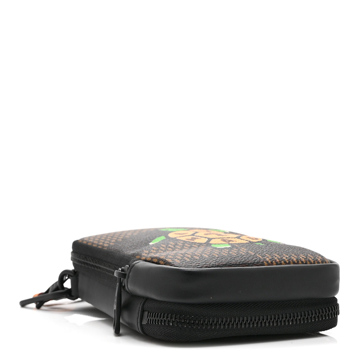 Louis Vuitton X NIGO Giant Damier Ebene Tortoise Double Phone Pouch 4 of 10