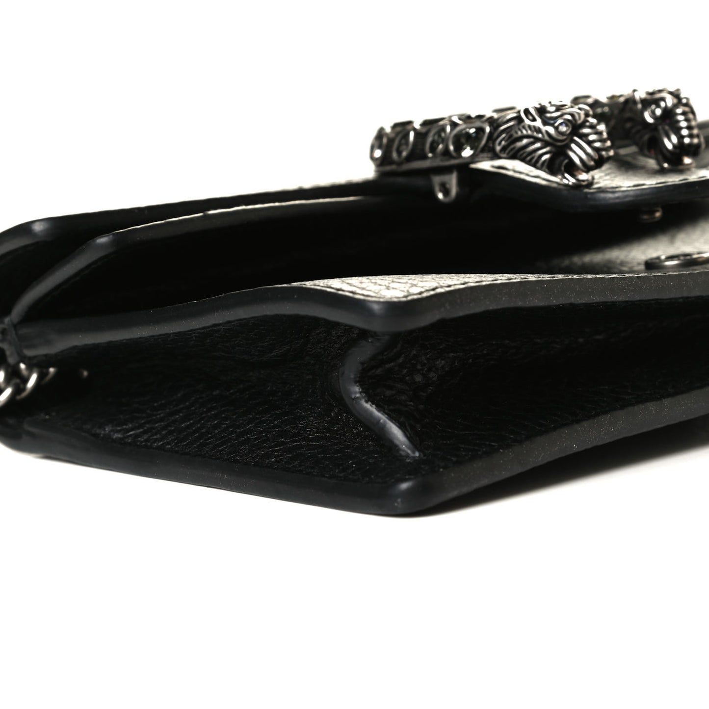Calfskin Super Mini Dionysus Shoulder Bag Black