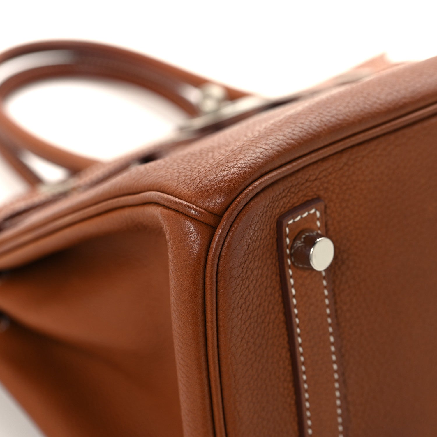 Hermes Natural Barenia Faubourg Birkin 30 Fauve 9 of 16