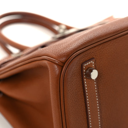 Hermes Natural Barenia Faubourg Birkin 30 Fauve 9 of 16