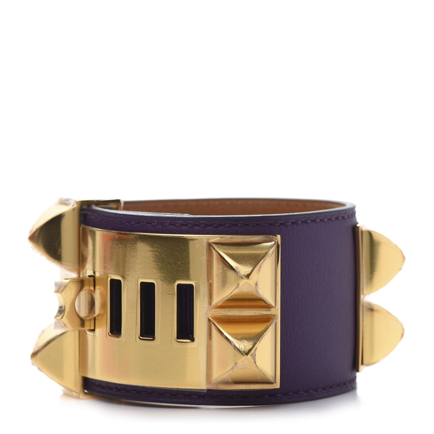 Hermes Swift Collier de Chien CDC Bracelet S Ultra Violet 3 of 9
