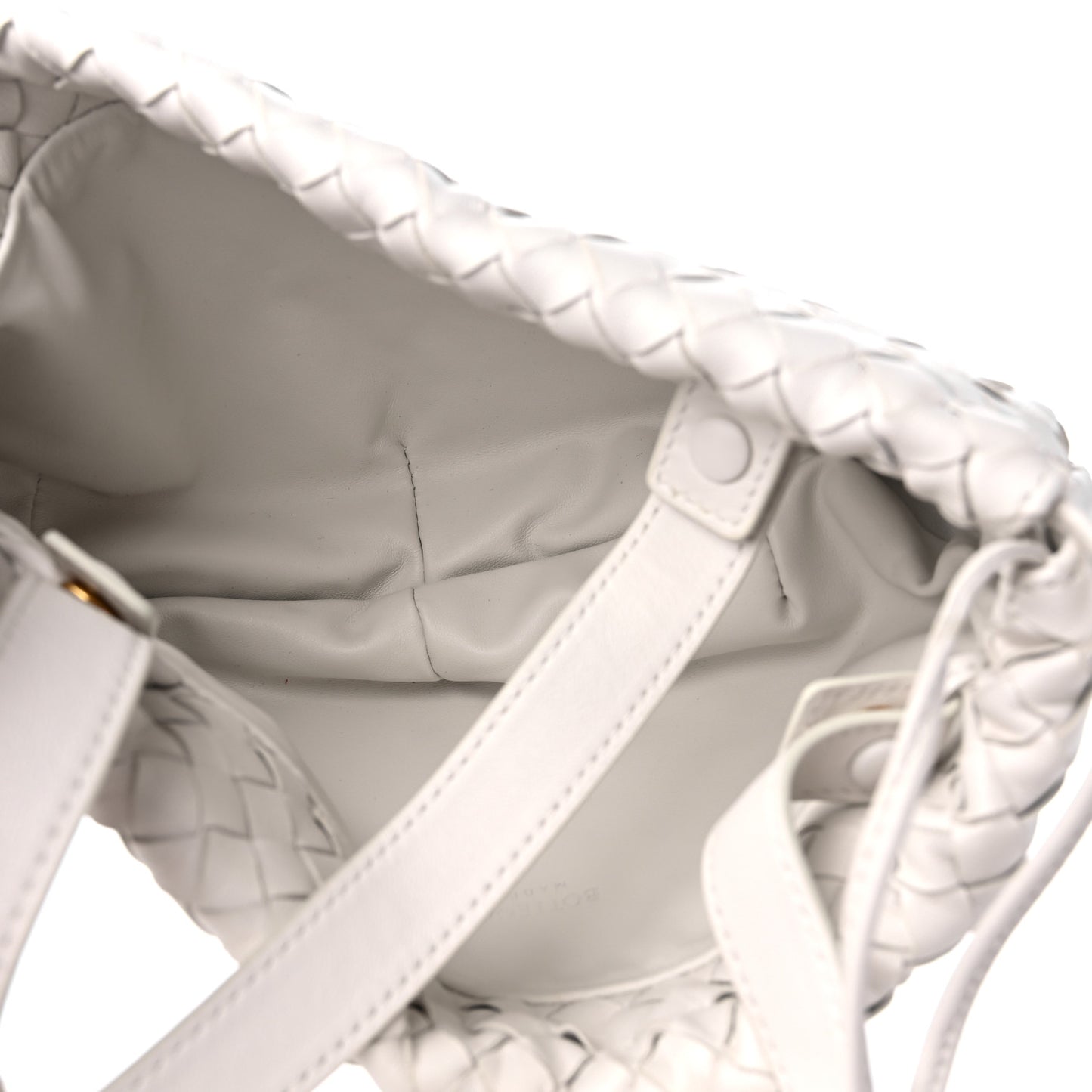 Nappa Intrecciato Small Bulb White