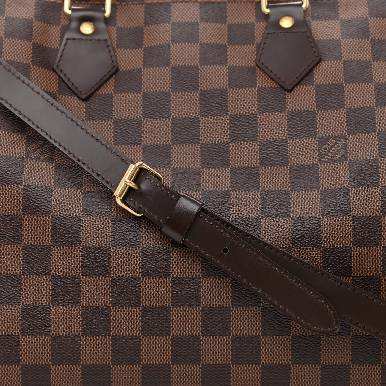 Louis Vuitton Damier Ebene Speedy Bandouliere 35 8 of 10
