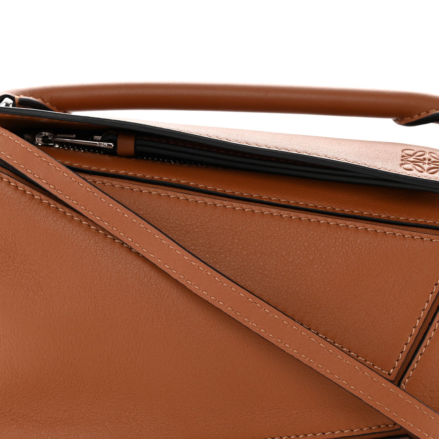 Loewe Calfskin Mini Puzzle Bag Tan 8 of 12