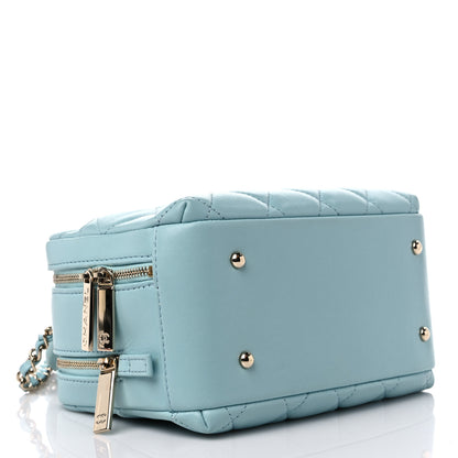 Chanel Lambskin Quilted Small Trendy CC Bowling Bag Light Blue 4 of 10