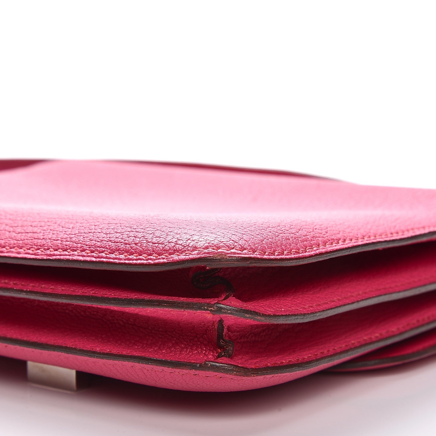 Hermes Chevre Mysore Constance 18 Rose Shocking 14 of 15