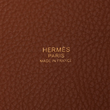 Hermes Taurillon Clemence Picotin Lock 18 PM Gold 6 of 12