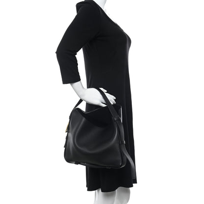 Bottega Veneta Calfskin Cradle Black 2 of 9