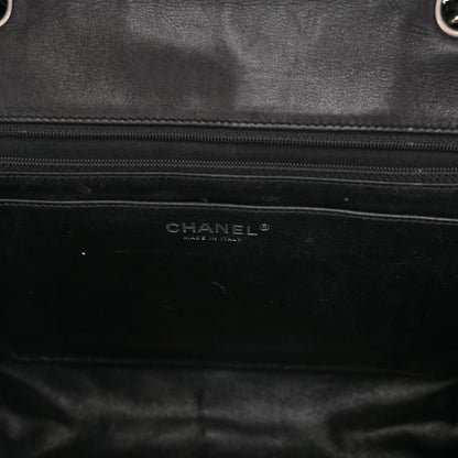 Chanel Patent Quilted Jumbo Single Flap Black 6 of 9