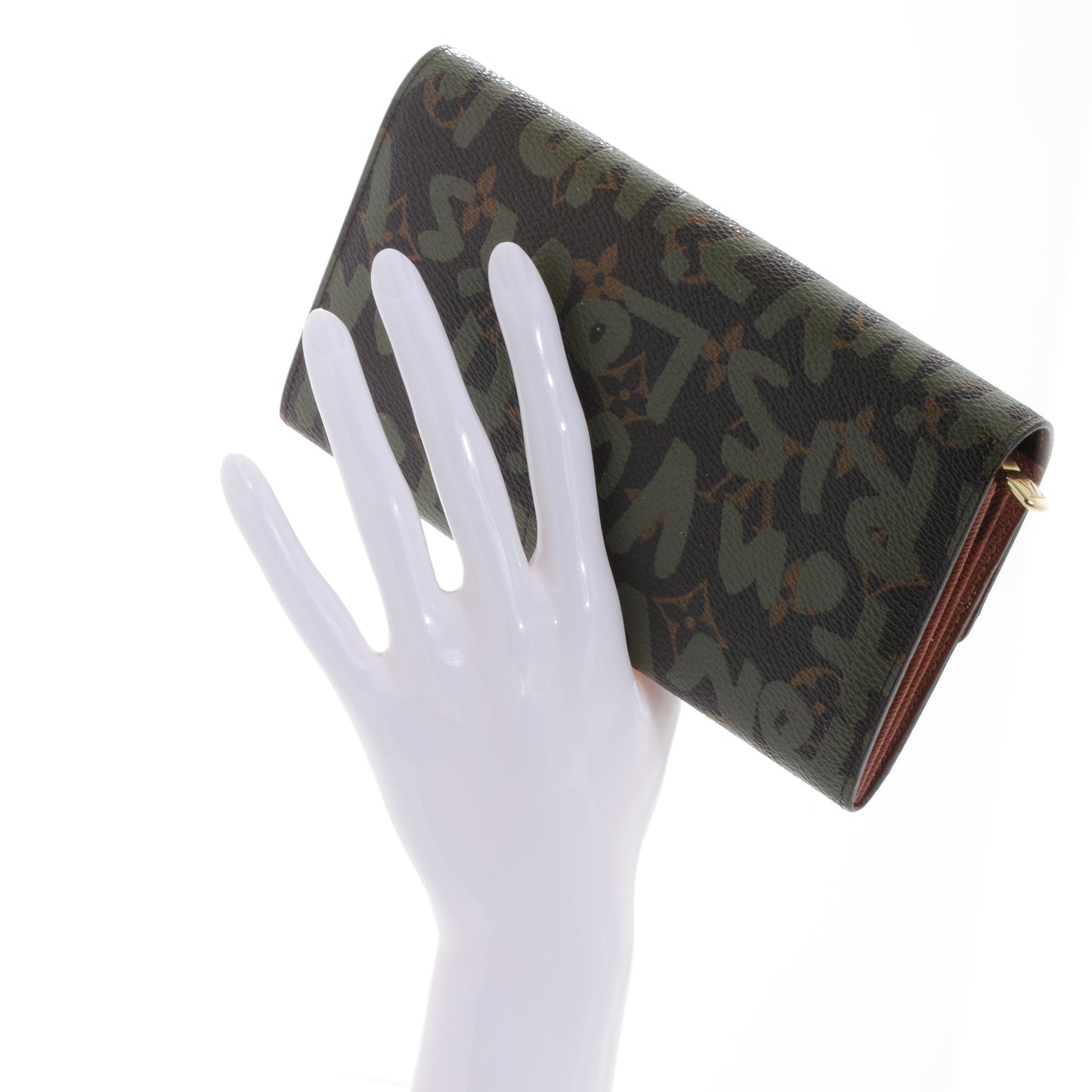 Monogram Graffiti Porte-Monnaie Wallet Kaki