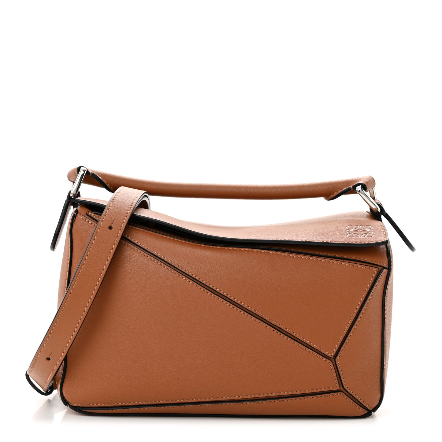 Calfskin Small Puzzle Bag Tan