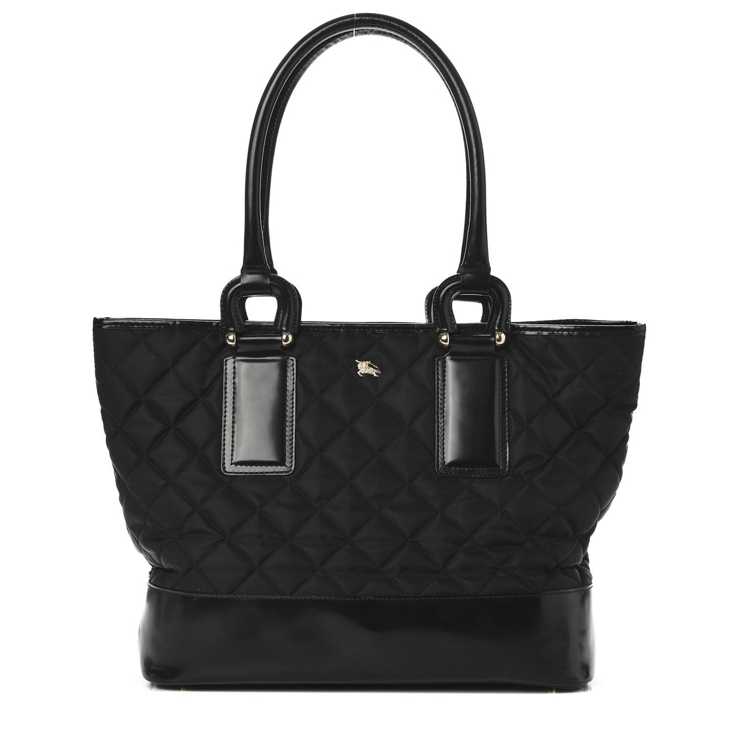 Nylon Quilted Grange Tote Black