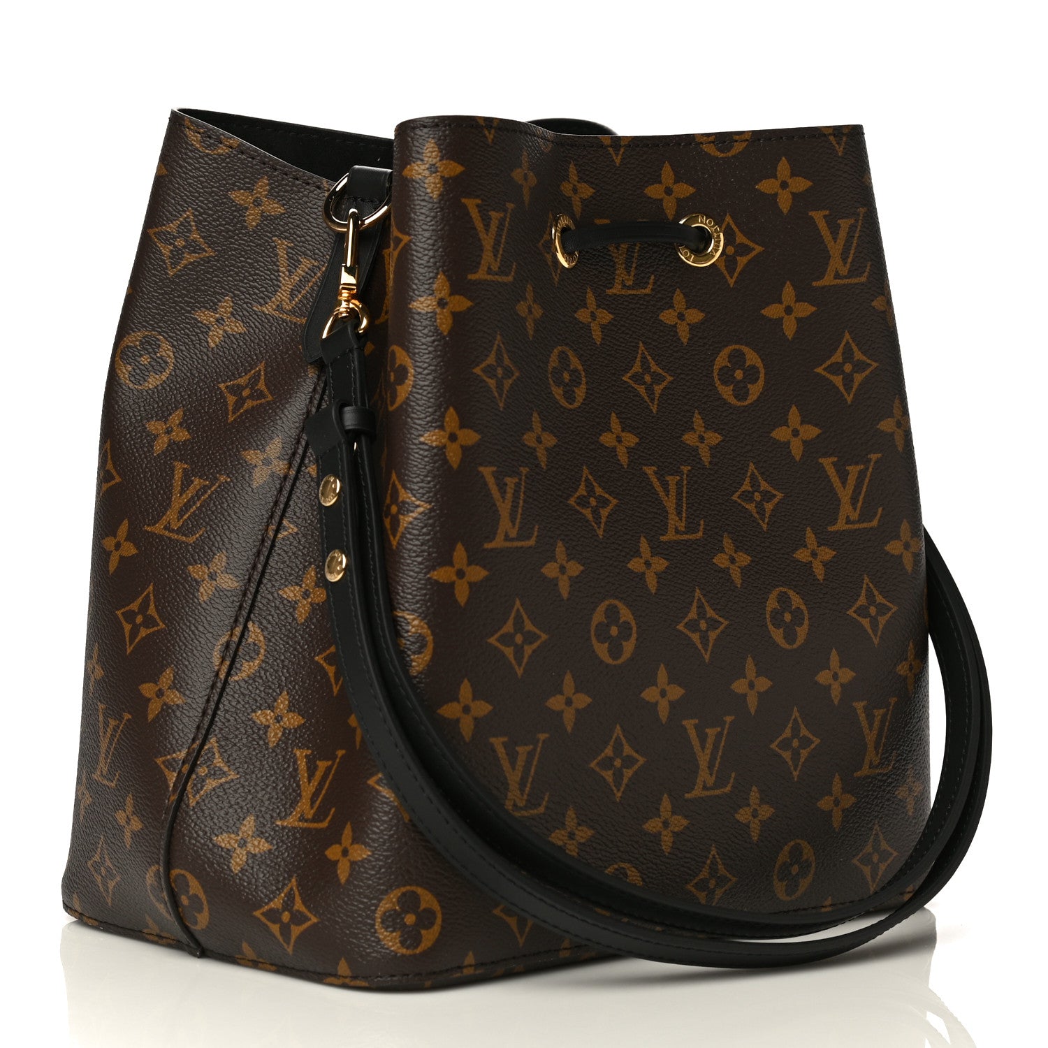 Louis Vuitton Monogram Neonoe MM Black 3 of 8