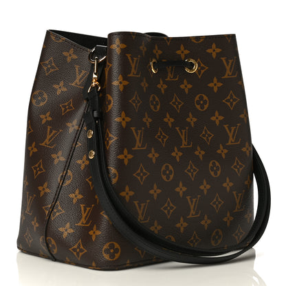 Louis Vuitton Monogram Neonoe MM Black 3 of 8