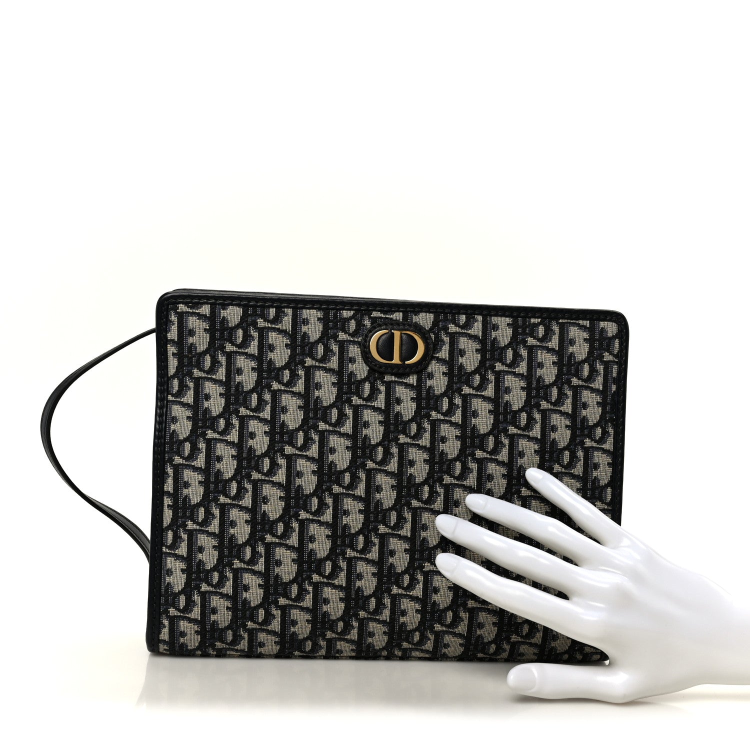 Christian Dior Oblique 30 Montaigne Pouch Blue 1866473 – FASHIONPHILE