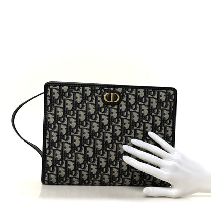 Christian Dior Oblique 30 Montaigne Pouch Blue 2 of 8