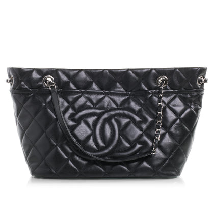 Chanel Caviar CC Timeless Tote Black 1 of 7