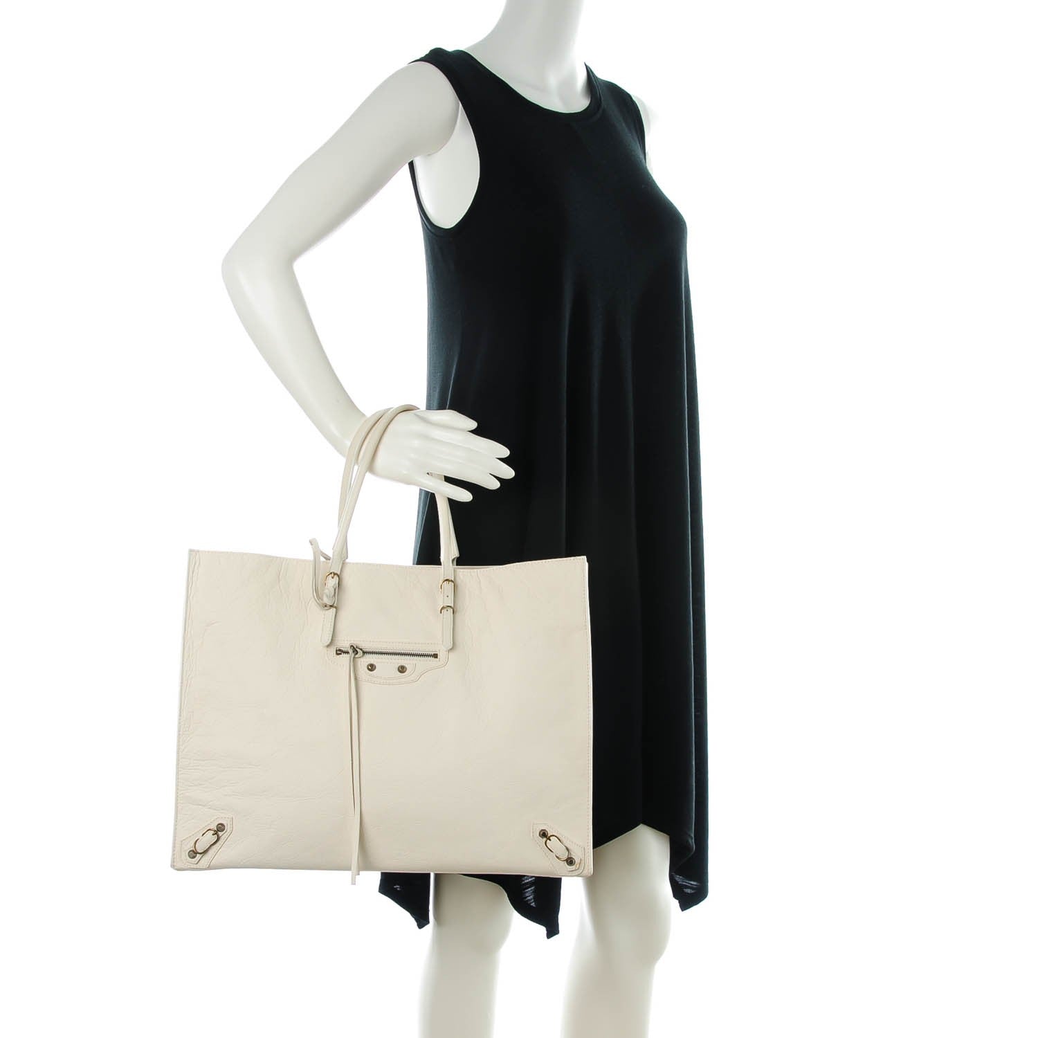 Balenciaga Veau Papier A4 Tote White 2 of 7