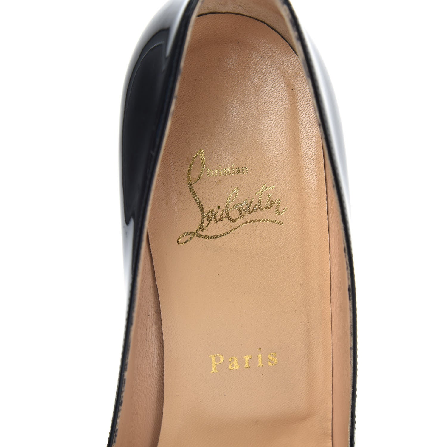 Christian Louboutin Patent Simple 100 Pumps 38 Black 7 of 12