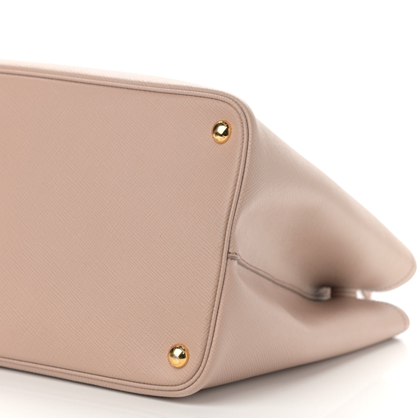 Saffiano Cuir Large Double Bag Cammeo Rosa