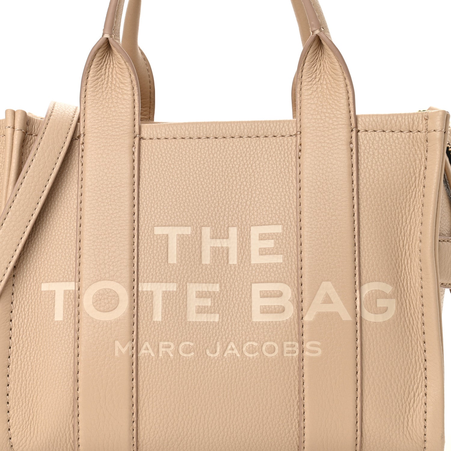 Marc Jacobs Grained Calfskin Small The Tote Bag Twine 8 of 10