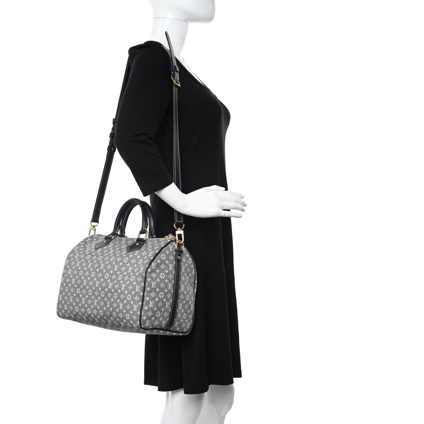 Monogram Idylle Speedy Bandouliere 30 Encre