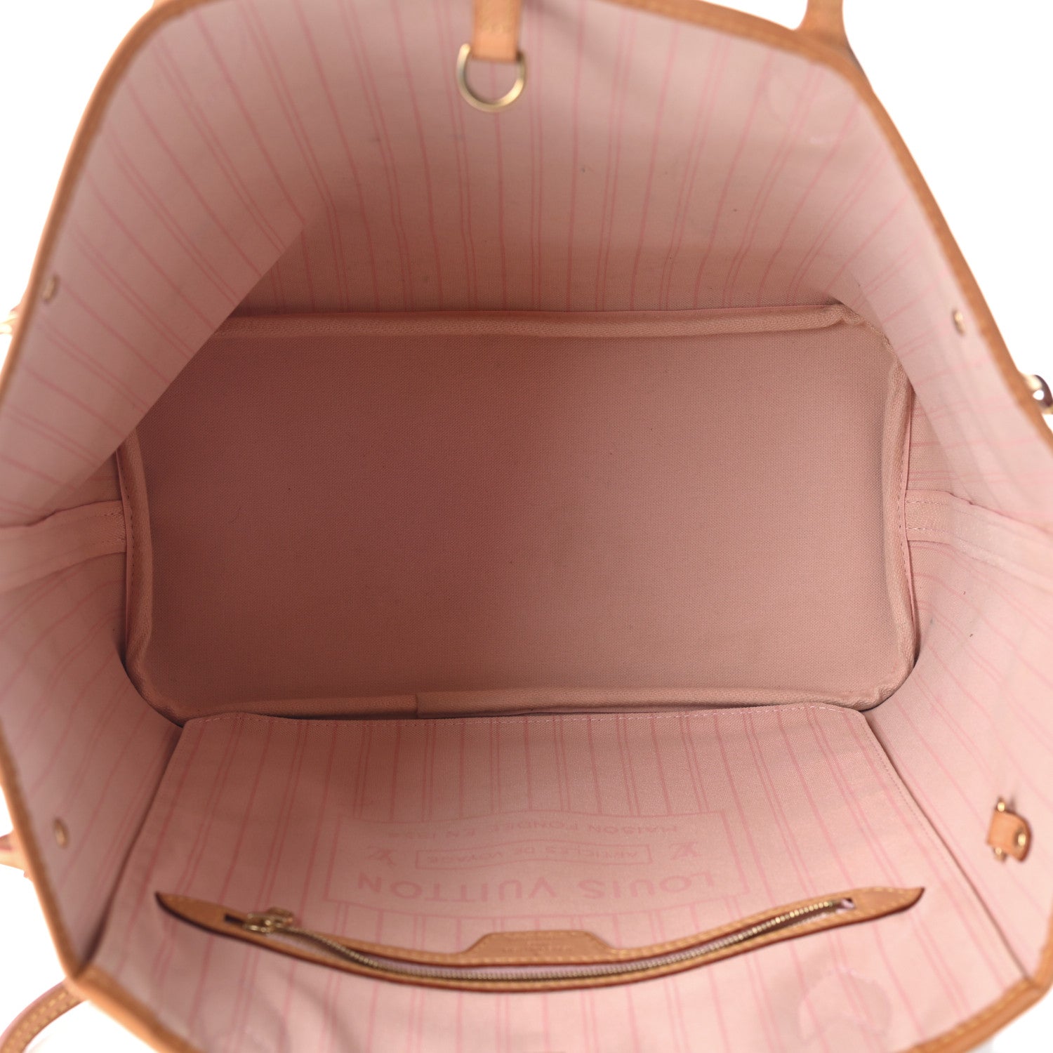 Louis Vuitton Damier Azur Neo Neverfull MM Rose Ballerine 5 of 9