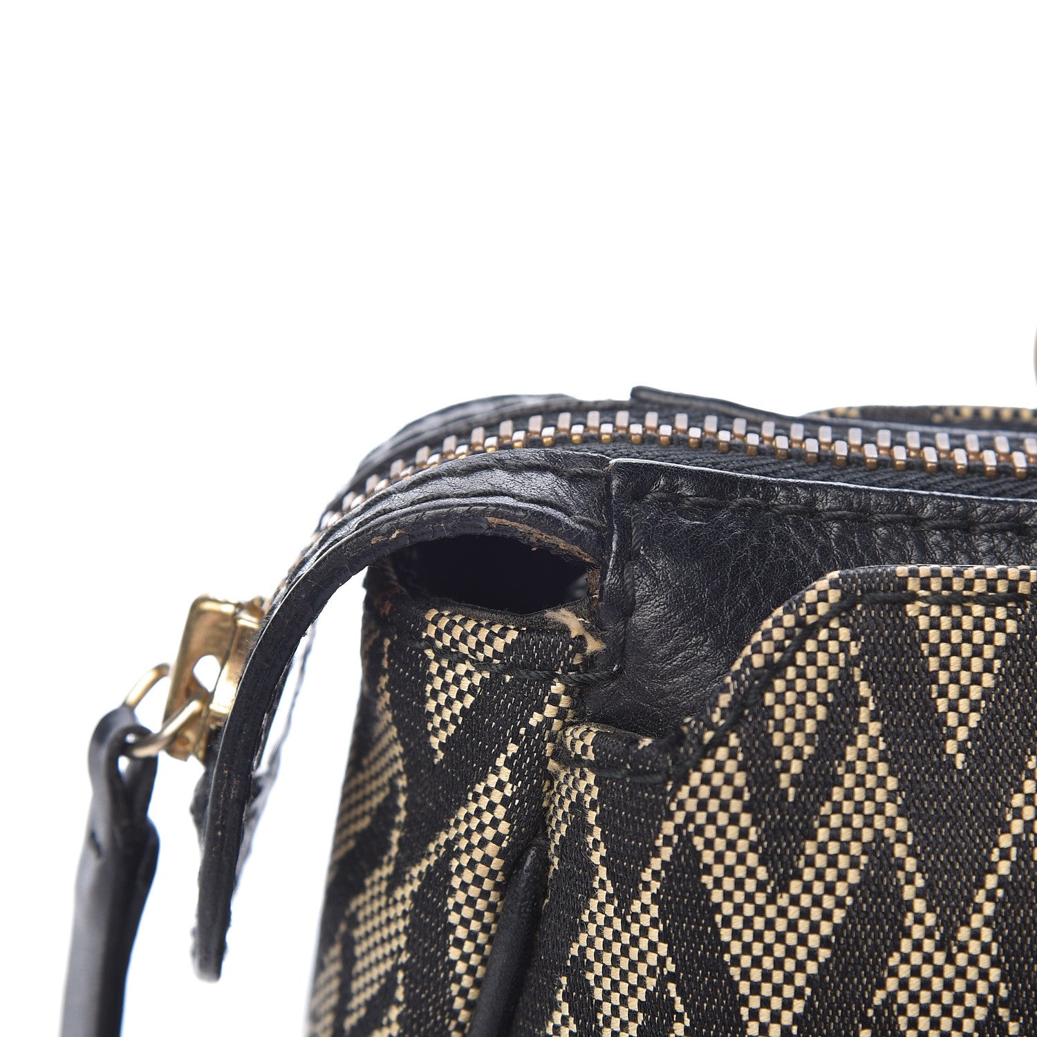 Valentino Garavani Jacquard Print V logo Shoulder Bag Black 15 of 19