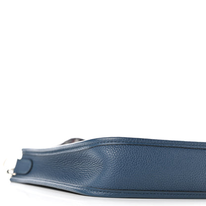 Hermes Taurillon Clemence Zigzag Evelyne TPM Deep Bleu Bleu Zellige Indigo Black 10 of 11