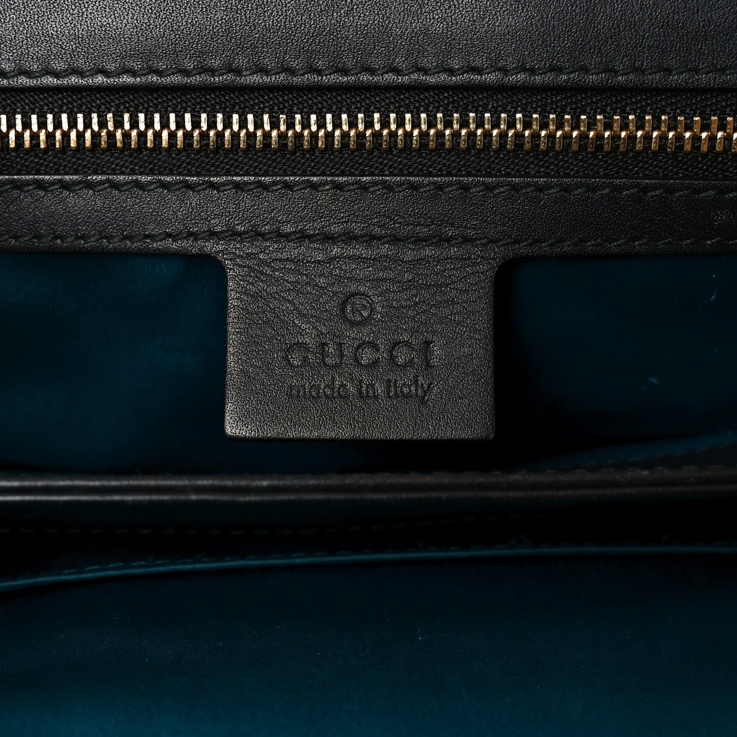 Suede Patent GG Web Medium Ophidia Chain Shoulder Bag Black
