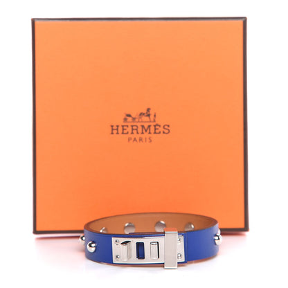 Hermes Swift Mini Dog Clous Ronds Bracelet T1 Bleu Electrique 7 of 7